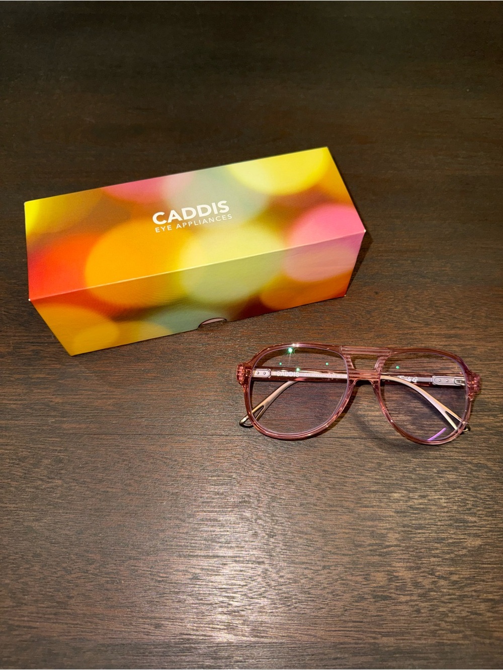 Caddis Women's Triple G Pink Clear Frame Readers - +2.50 Strength
